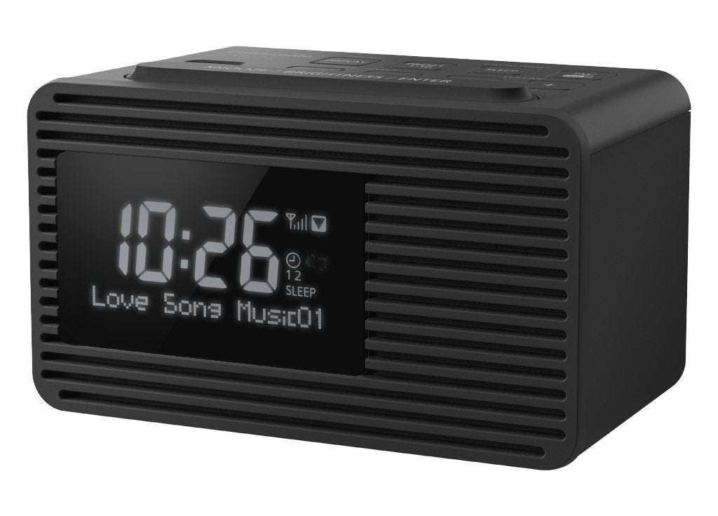 Panasonic Rc-D8eg-K - Radiodespertador Dab+ (Función De Carga Usb, Botón De Repetición, Temporizador De Sueño, Botón Favorito), Color Negro