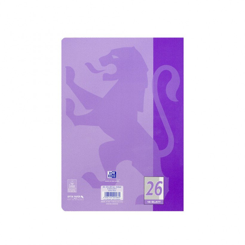 Oxford Cuaderno Escolar Touch Pautado 26 Cuadriculado Din A4 - Material De Oficina - A4