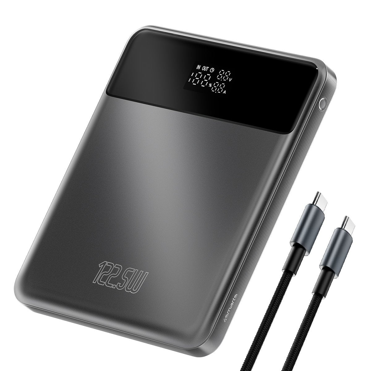 4smarts Powerbank Enterprise Slim 20000mah 122.5w. Spacegrau