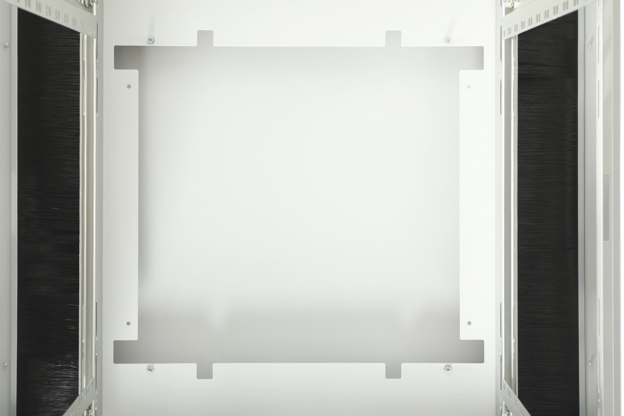 Armario De Red De 42ua Unique, 2053x800x800 Mm Puertas Perf. Dos Hojas, Sin Laterales, Gris