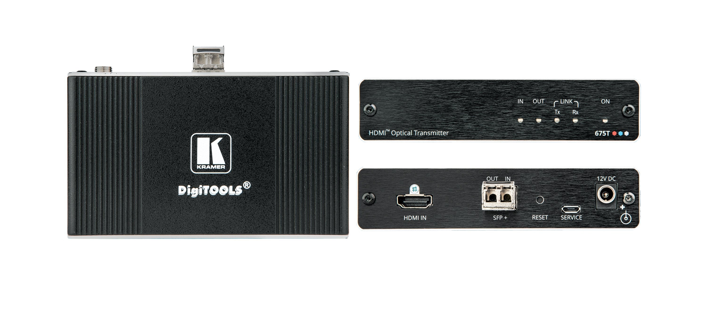 Kramer Electronics 675r/T Transmisor Y Receptor De Señales Av Negro