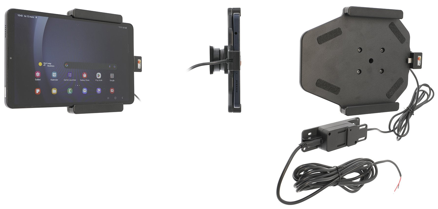 EAN 7320287273991 - Brodit 727399 soporte Soporte activo para teléfono móvil Tablet/UMPC Negro imagen 1