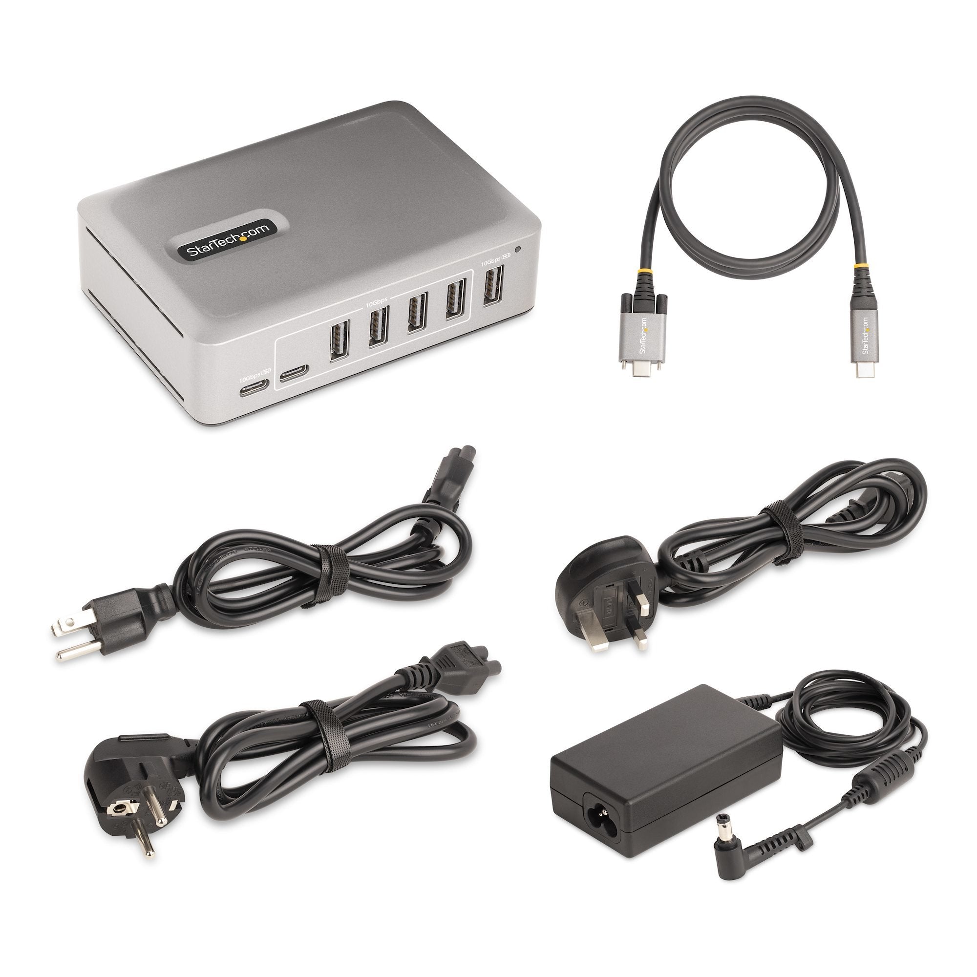 Usb Hub Startech 7-Port Usb-C Alimentado 10gbps