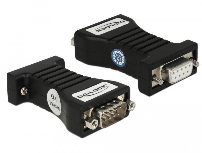 Delock Isolator 1 X Serie Rs-232 Db9 Hembra A 1 X Serie Rs-232 Db9