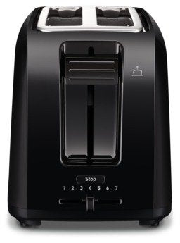 Tostadora Tefal Tt1a18 2 Rebanada (S) 800 W Negro, Acero Inoxidable