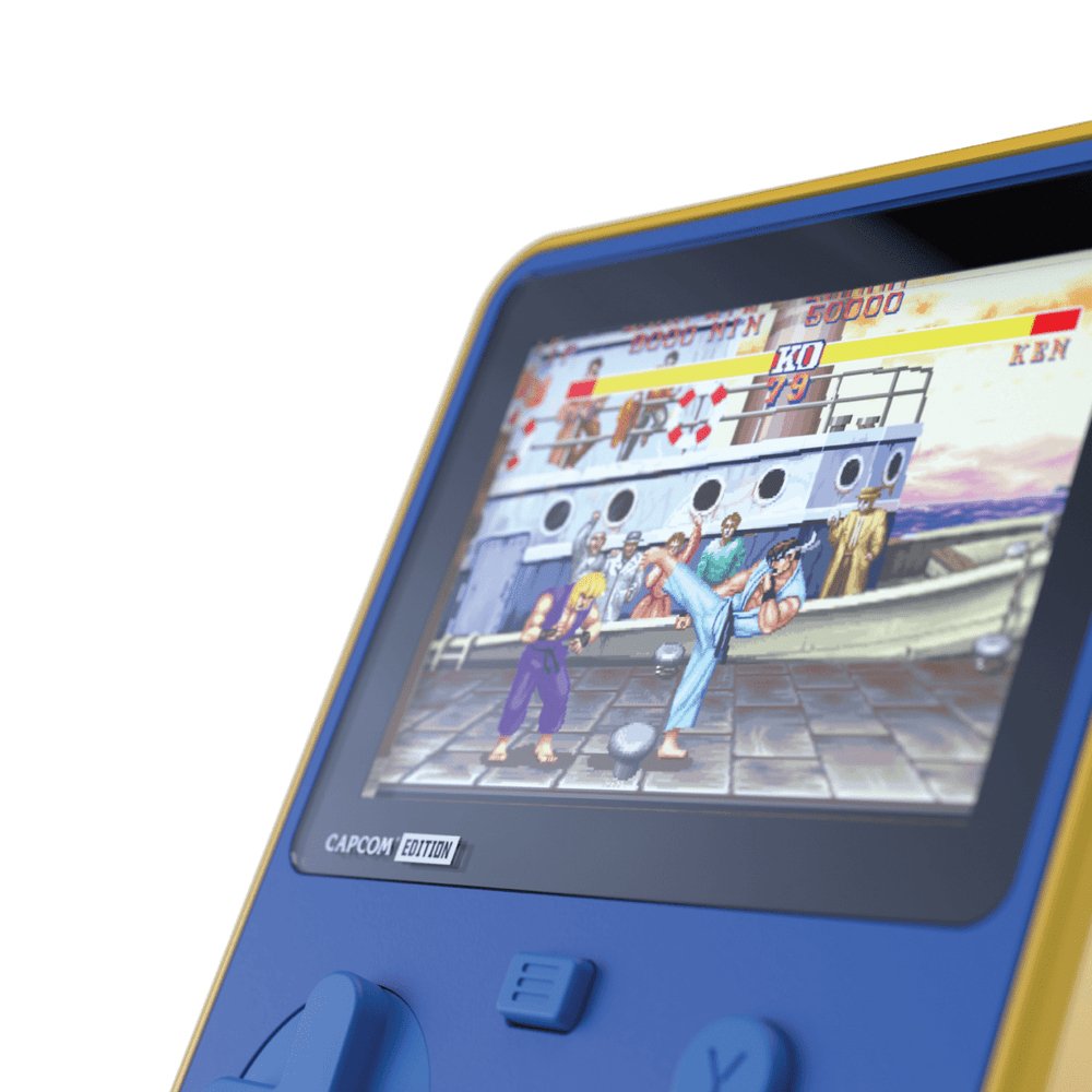EAN 5060990240225 - Just for Games Super Pocket CAPCOM Edition videoconsola portátil 7,11 cm (2.8") Azul, Amarillo imagen 10