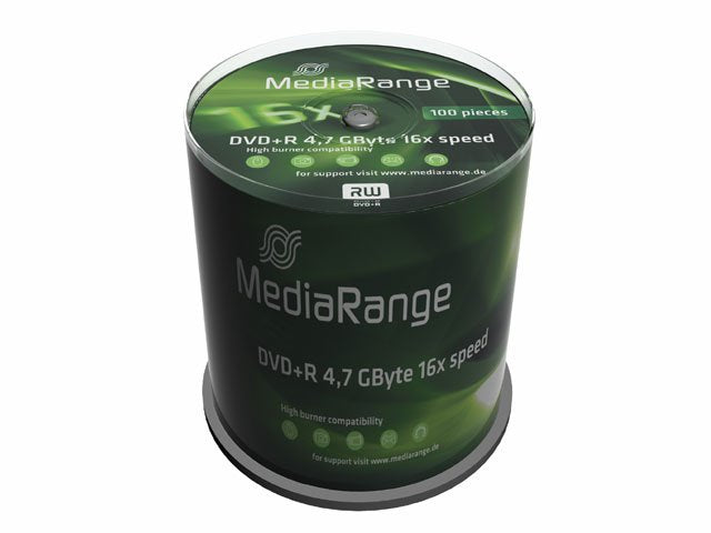 EAN 4260057124739 - MediaRange MR443 DVD en blanco 4,7 GB DVD+R 100 pieza(s) imagen 1