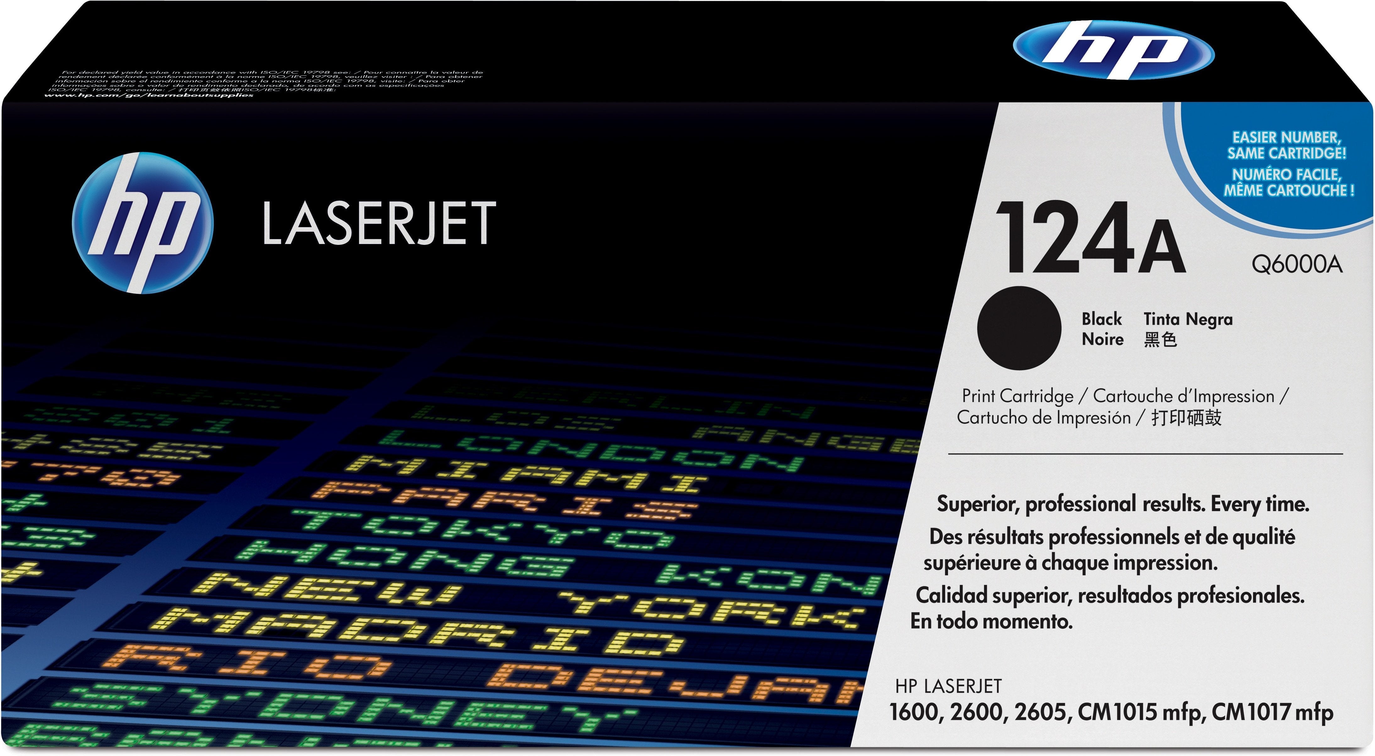 EAN 0829160412412 - HP 124A Black Original LaserJet Toner Cartridge cartucho de tóner 1 pieza(s) imagen 2