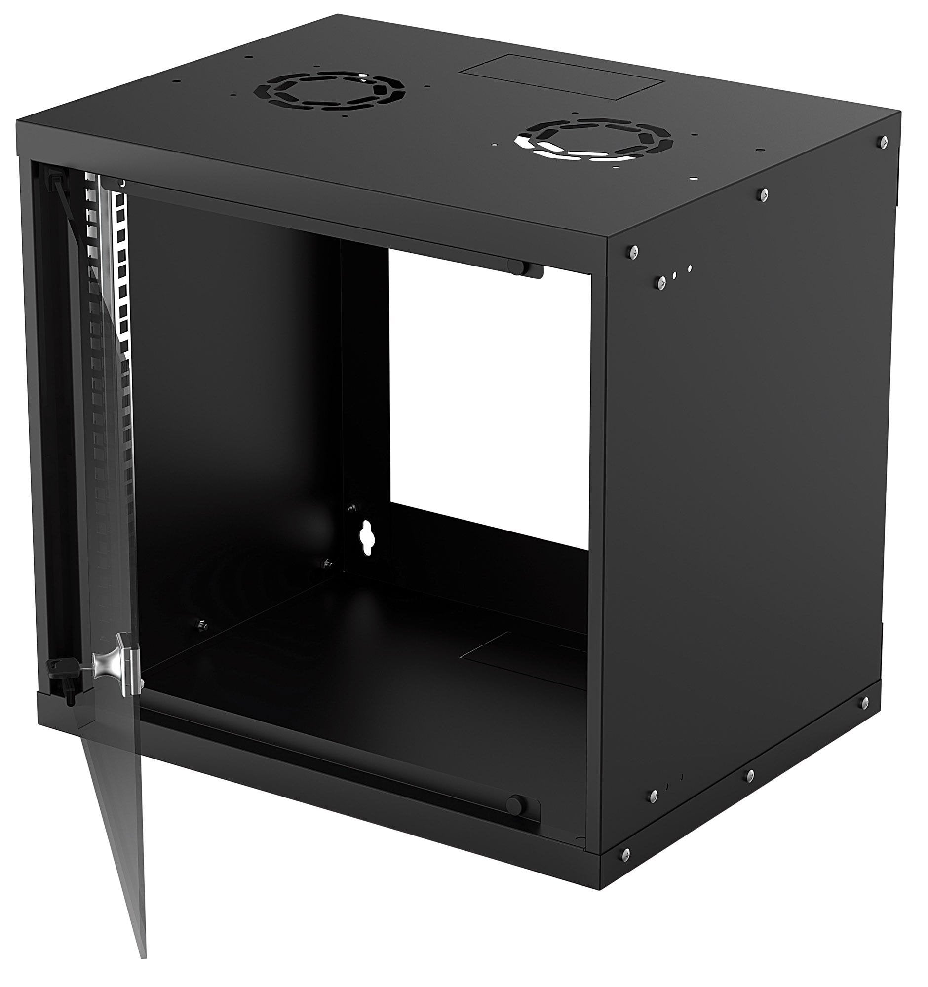 EAN 0766623714174 - Intellinet 714174 armario rack 9U Bastidor de pared Negro imagen 3