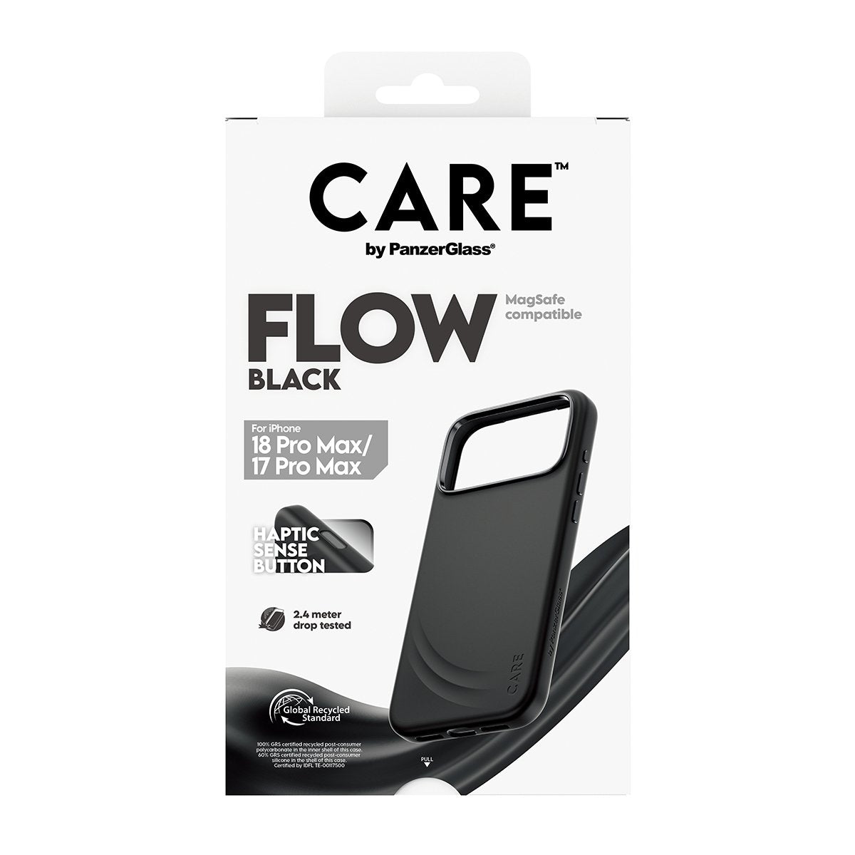 Care By Panzerglass Flow Case Negro M. Magsafe Iphone 17 Pro Max
