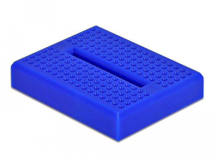 Experimentier-Mini Steckbrett 170 Kontakte Blau
