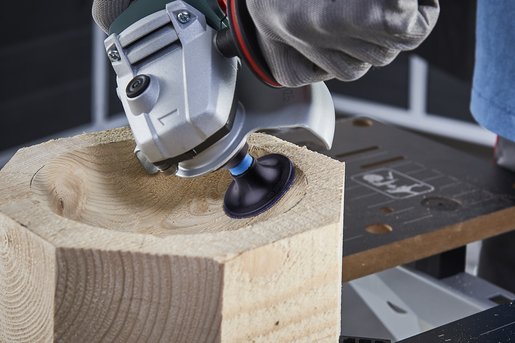 Juego De Lijar Para Amoladora Angular 4 Piezas 5607000 Wolfcraft