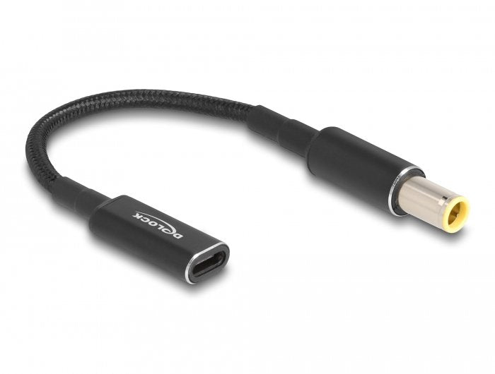 Delock 60041 Cable De Carga Portátil Usb Type-C Hembra A Ibm 7,9 X 5,5 Mm Macho 15 Cm