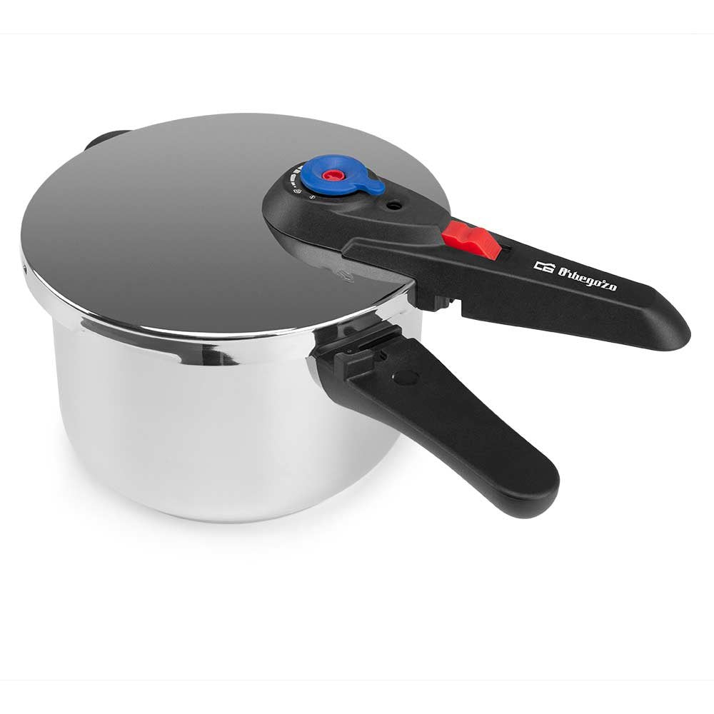 Orbegozo Hp 6006 Olla Super Rapida - Capacidad 6 Litros - Cinco Sistemas De Seguridad - Fondo Termo Difusor - Apto Para
