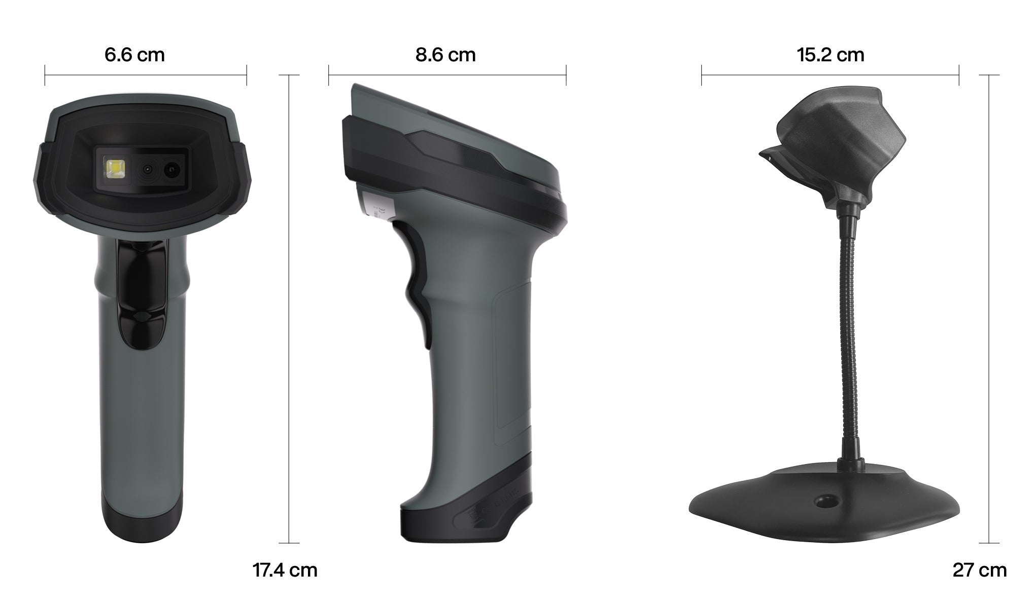 EAN 8717496339041 - Safescan 330-W Lector de códigos de barras portátil 1D/2D CMOS Negro, Gris imagen 5