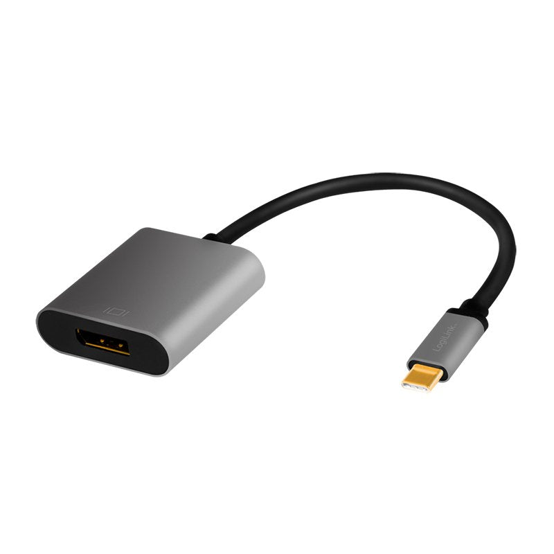 Usb-C To Dp/F Adapter,   4k/60hz, Alu, 0.15m