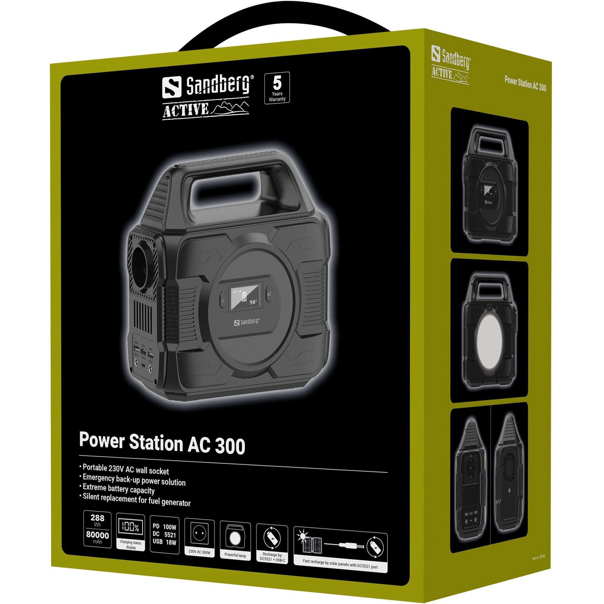 EAN 5705730420849 - Sandberg 420-84 estación de energía portátil 80000 mAh 300 W 3,26 kg imagen 7