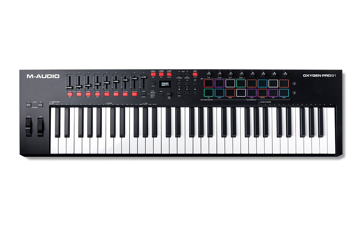 Teclado Musical M-Audio Oxygen Pro Midi Keyboard 61 Teclas Usb