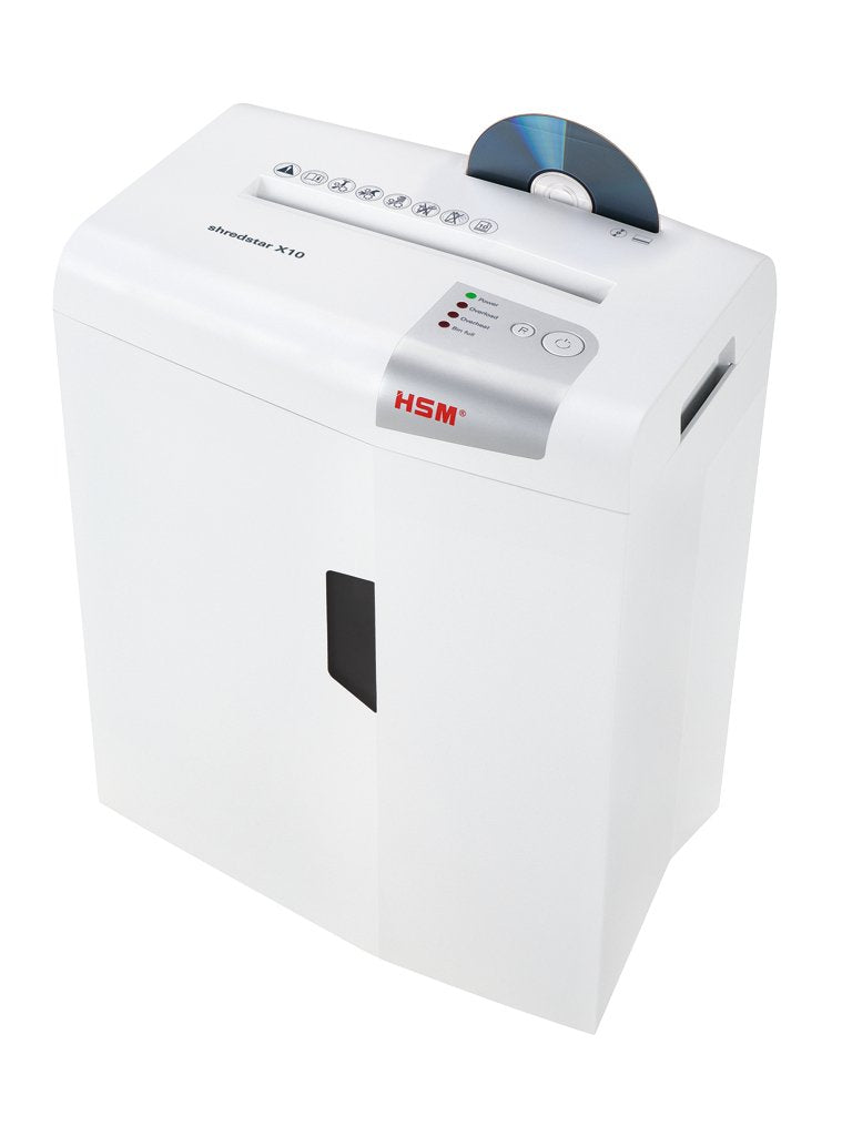 EAN 4026631057769 - HSM X10 triturador de papel Corte en partículas 58 dB 22 cm Plata, Blanco imagen 4