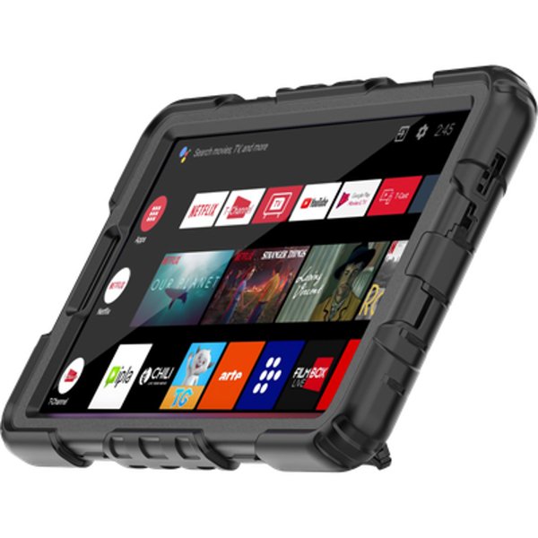 Funda Tablet Samsung Galaxy Tab A9 Shockproof Rotating 360º Negro Just In Case Fuenda A Prueba De Golpes/ Compatible Samsung Galaxy Tab A9/ Protección De 3 Capas De Cuerpo Completo/ Negro