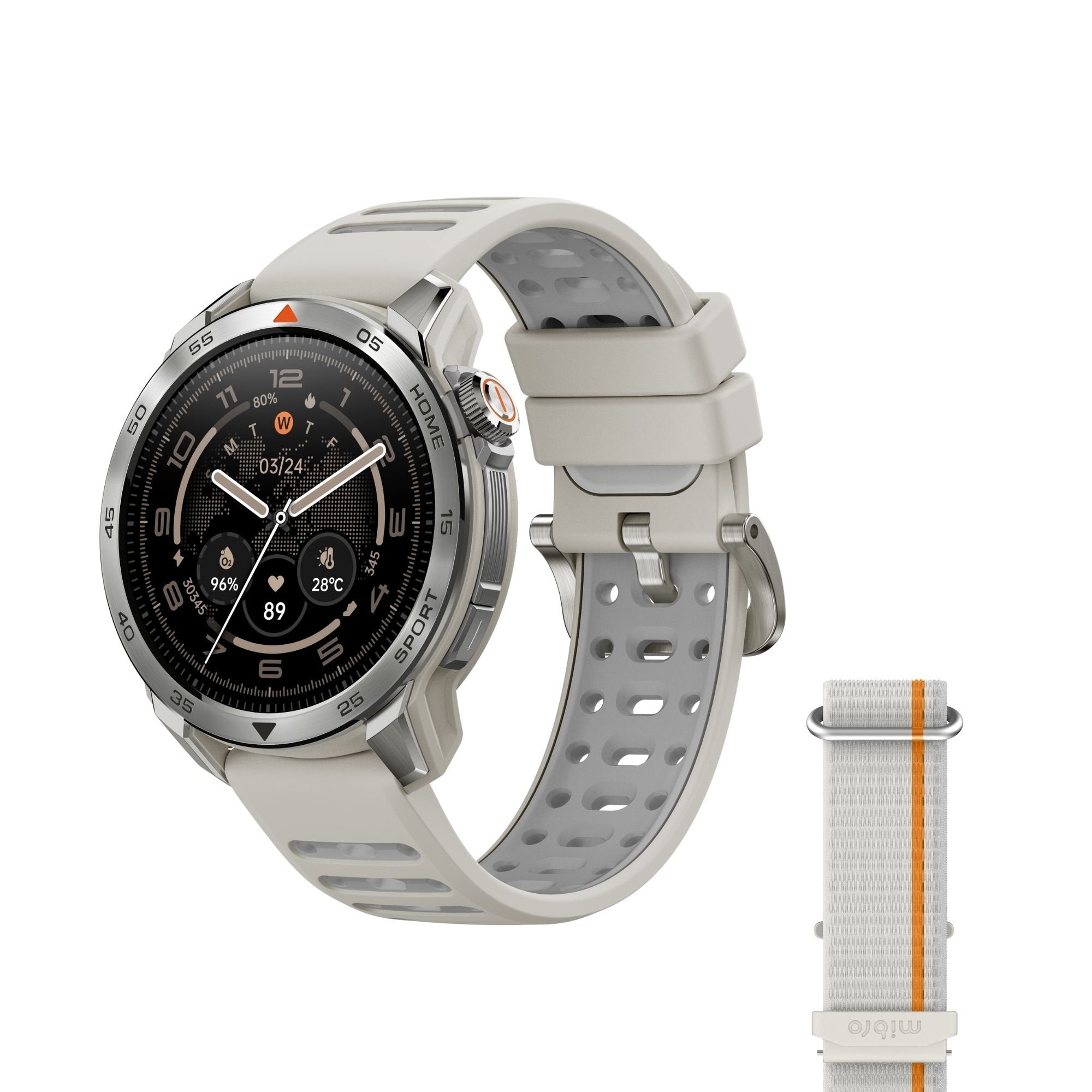 EAN 6976367680893 - MIBRO ORAW1024B Relojes inteligentes y deportivos 3,63 cm (1.43") 48 mm Digital 466 x 466 Pixeles Pantall imagen 1