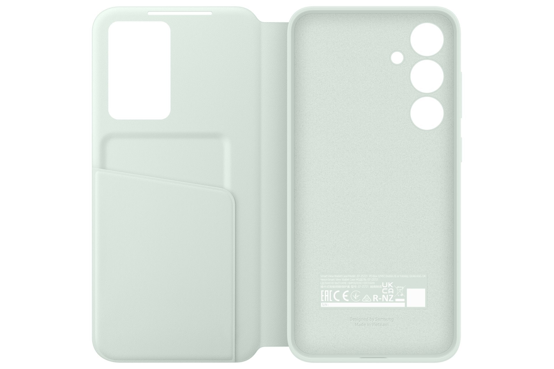 EAN 8806095768427 - Samsung EF-ZS721 funda para teléfono móvil 17 cm (6.7") Funda cartera Color menta imagen 5