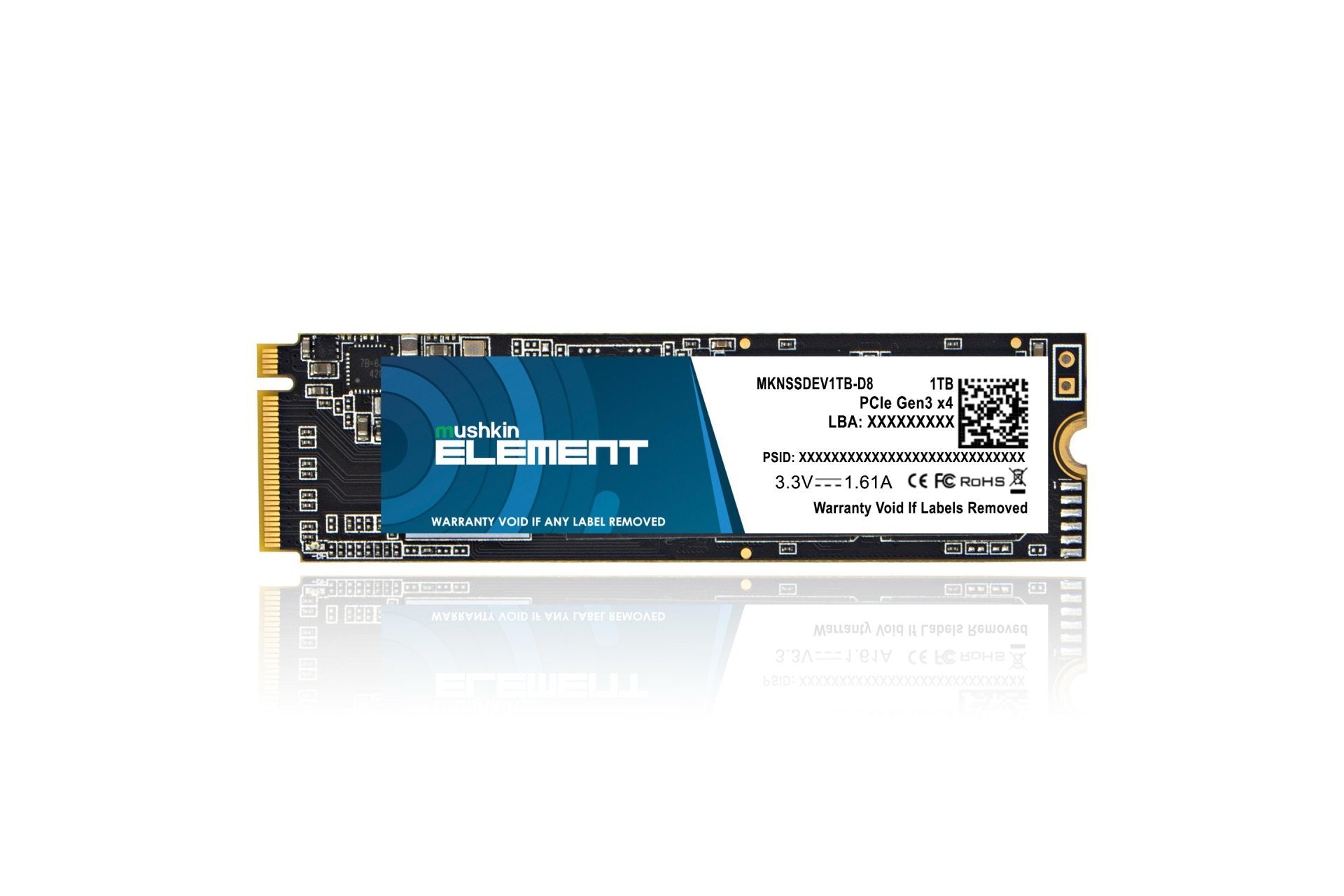 Ssd Mushkin Element M.2 1tb Pcie Gen3x4 Nvme