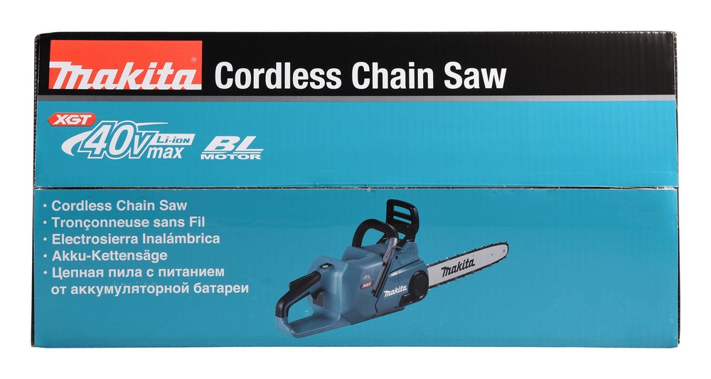 Motosierra Eléctrica Inalámbrica Makita Uc015gz Xgt, 40v, (Azul/Negro, Sin Batería Ni Cargador) Uc015gz