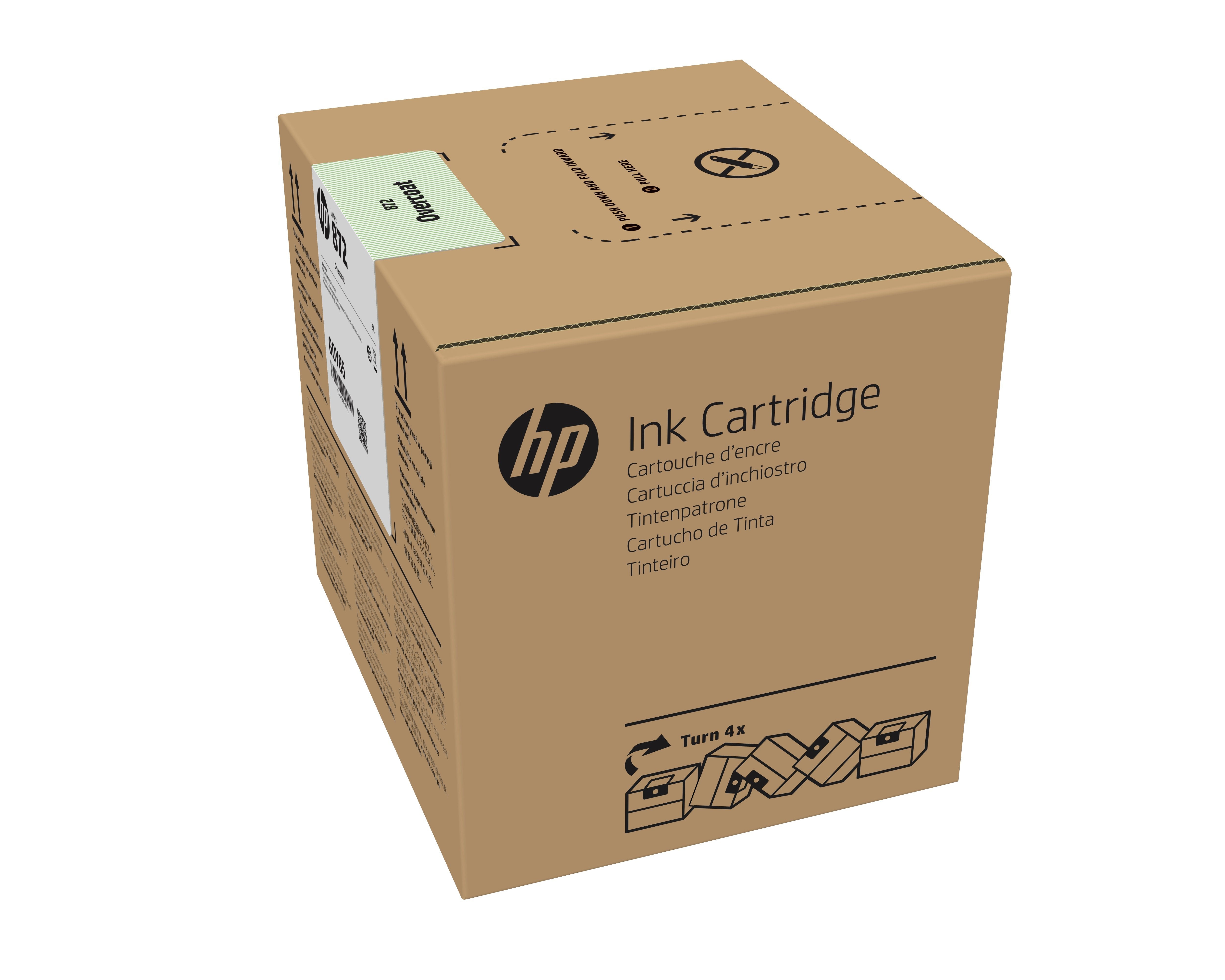 EAN 190780600917 - HP 872 3-liter Overcoat Latex Ink Cartridge cabeza de impresora imagen 1
