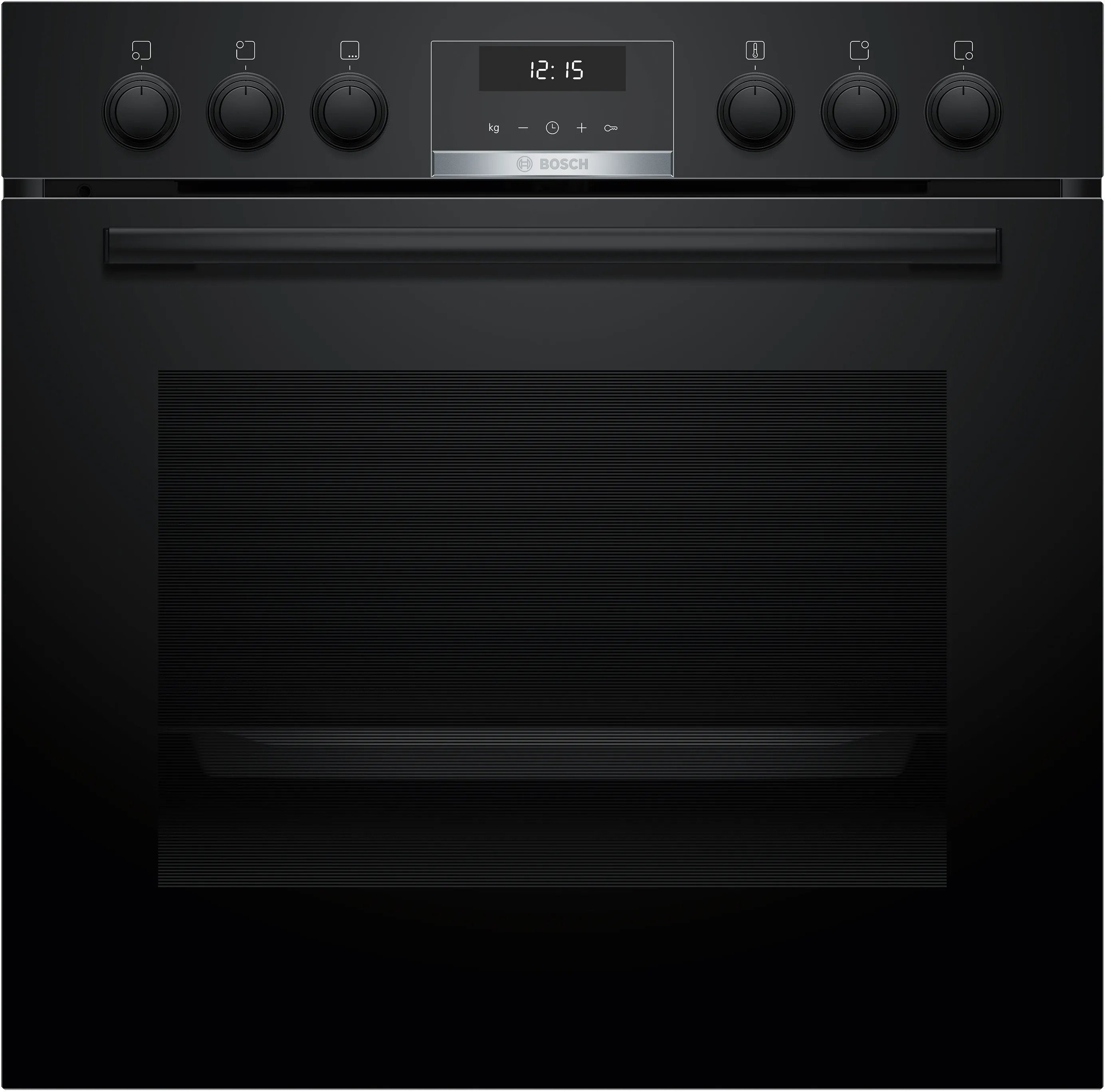 Bosch Home Hnd616ls63, Juego De Estufa Negro/Acero Inoxidable Hnd616ls63