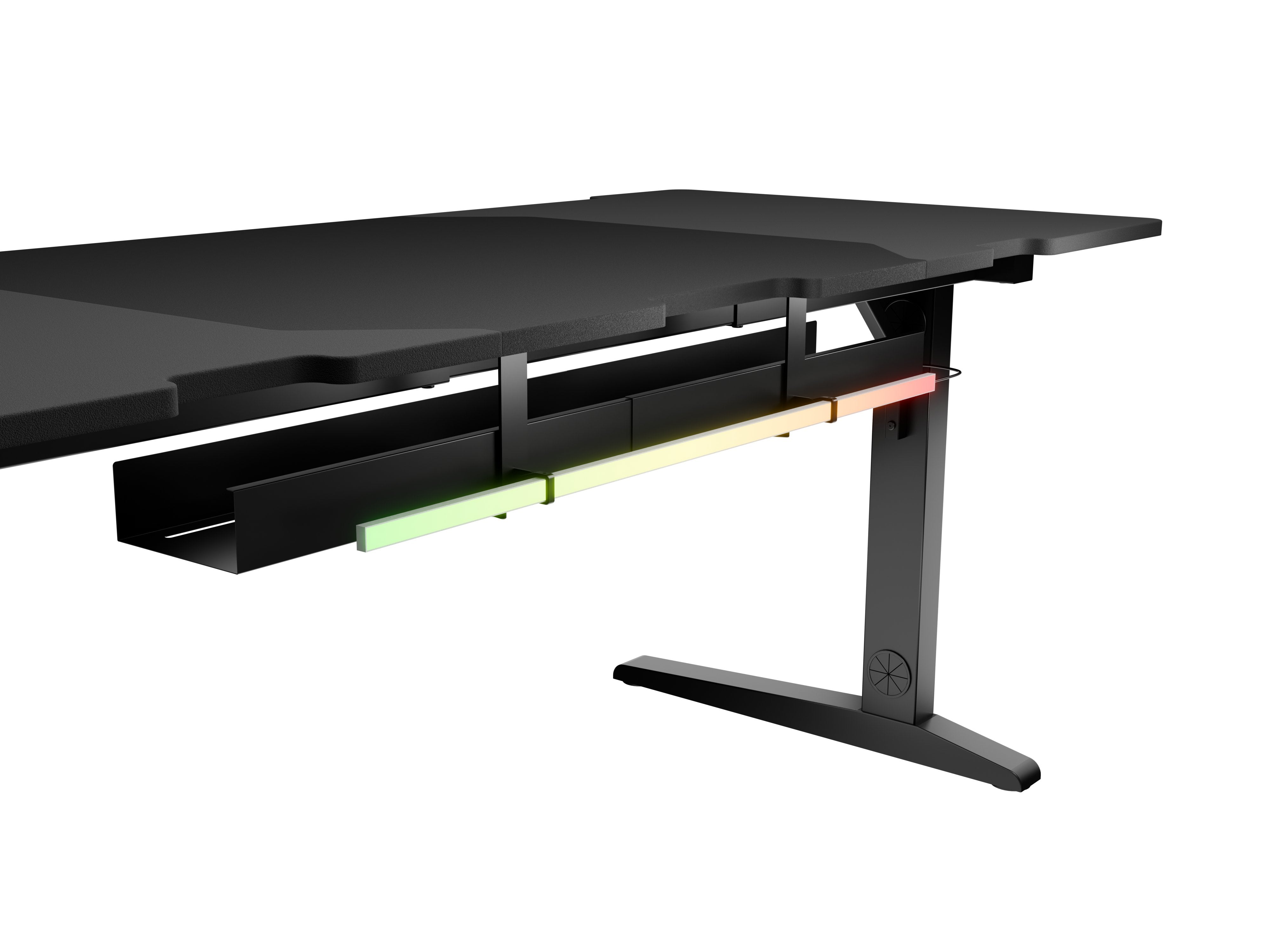 Mesa Gaming Genesis Holm Modular 180 Rgb Negro 180x75 Cm