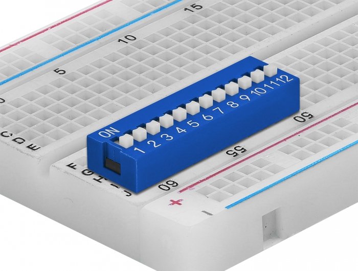 66388 Zubehr Fr Leiterplatten Dip-Schalter Blau 10 Stck(E) (66388)