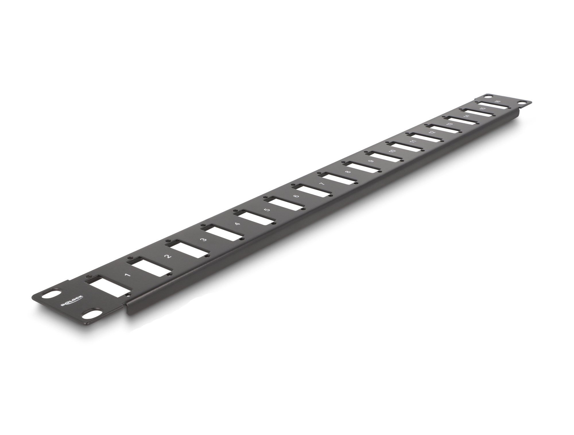 Delock 19? Panel Für Adapter Mit Schraubanschluss 16 Port Schwarz