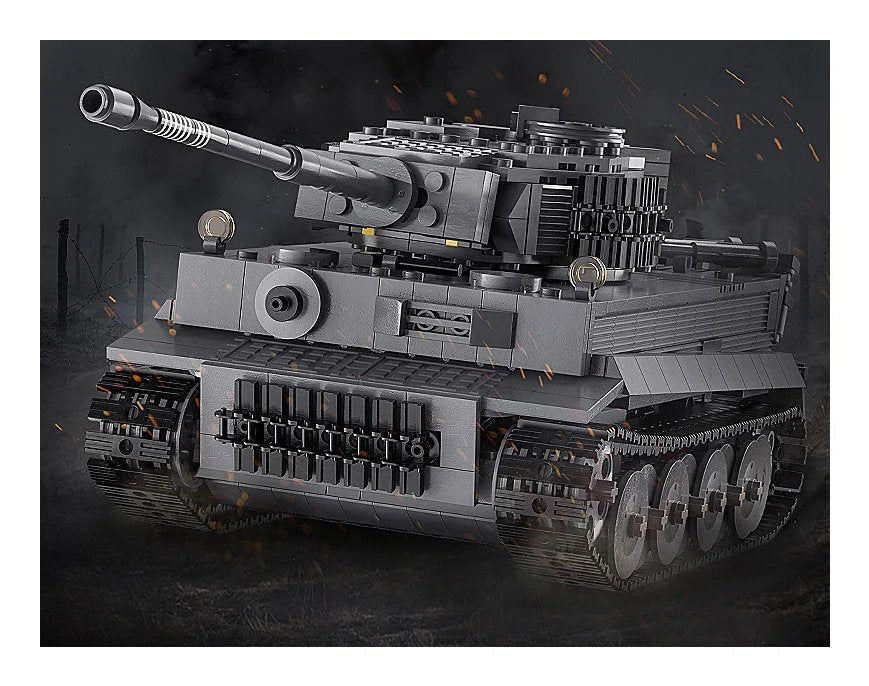 Jamara Cada Panzer Tiger 1:35 2,4ghz Bricks Gris 8+