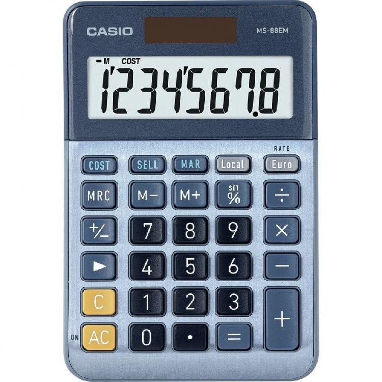 EAN 4549526609916 - Casio MS-88EM calculadora Escritorio Pantalla de calculadora Azul imagen 1