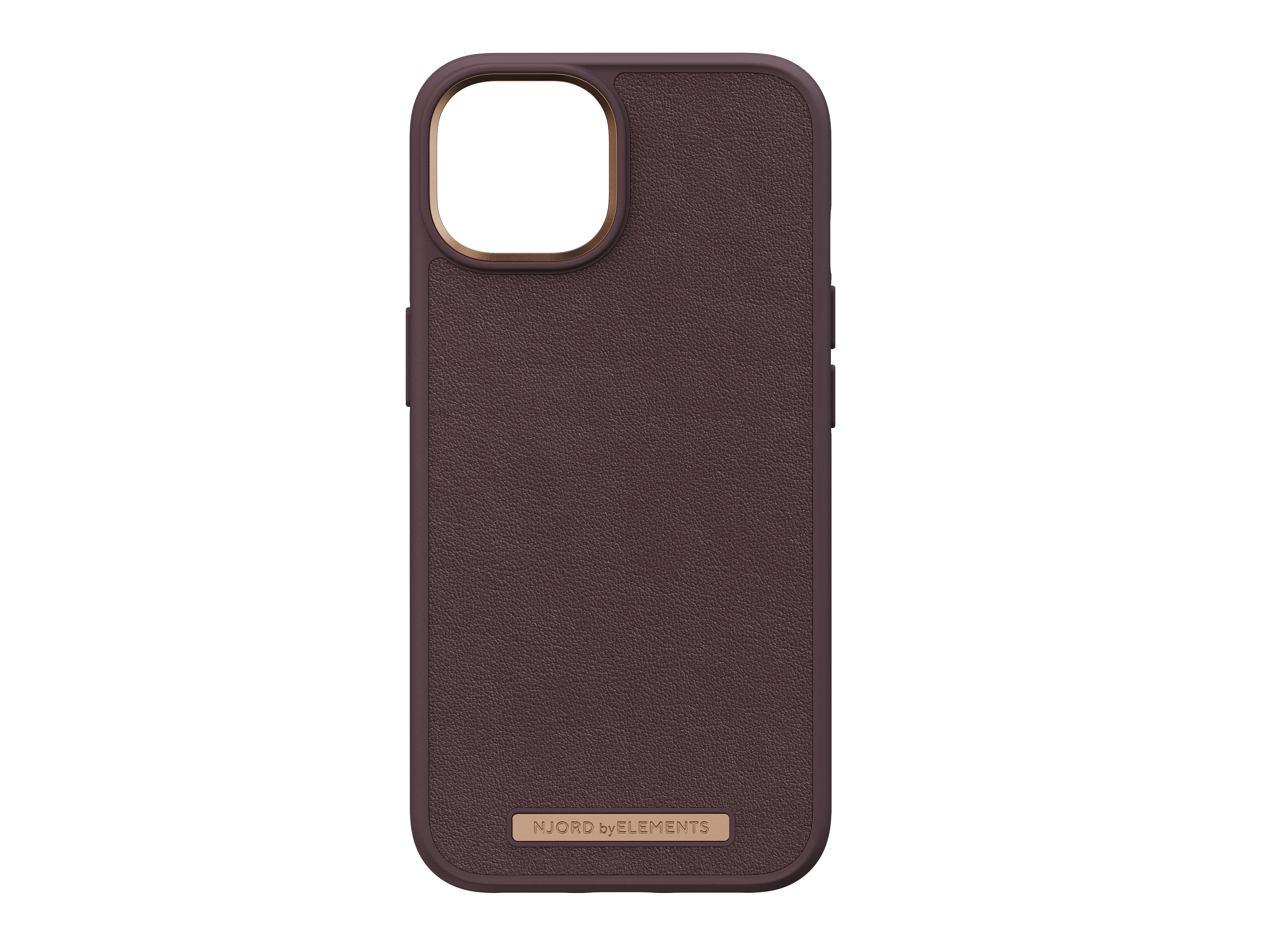 Funda Magsafe Iphone 12/13/14 Piel Marron Oscuro Njord
