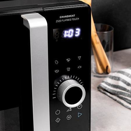 Microondas Cecotec Sin Plato Grandheat 2500 Flatbed Touch Tactil Black