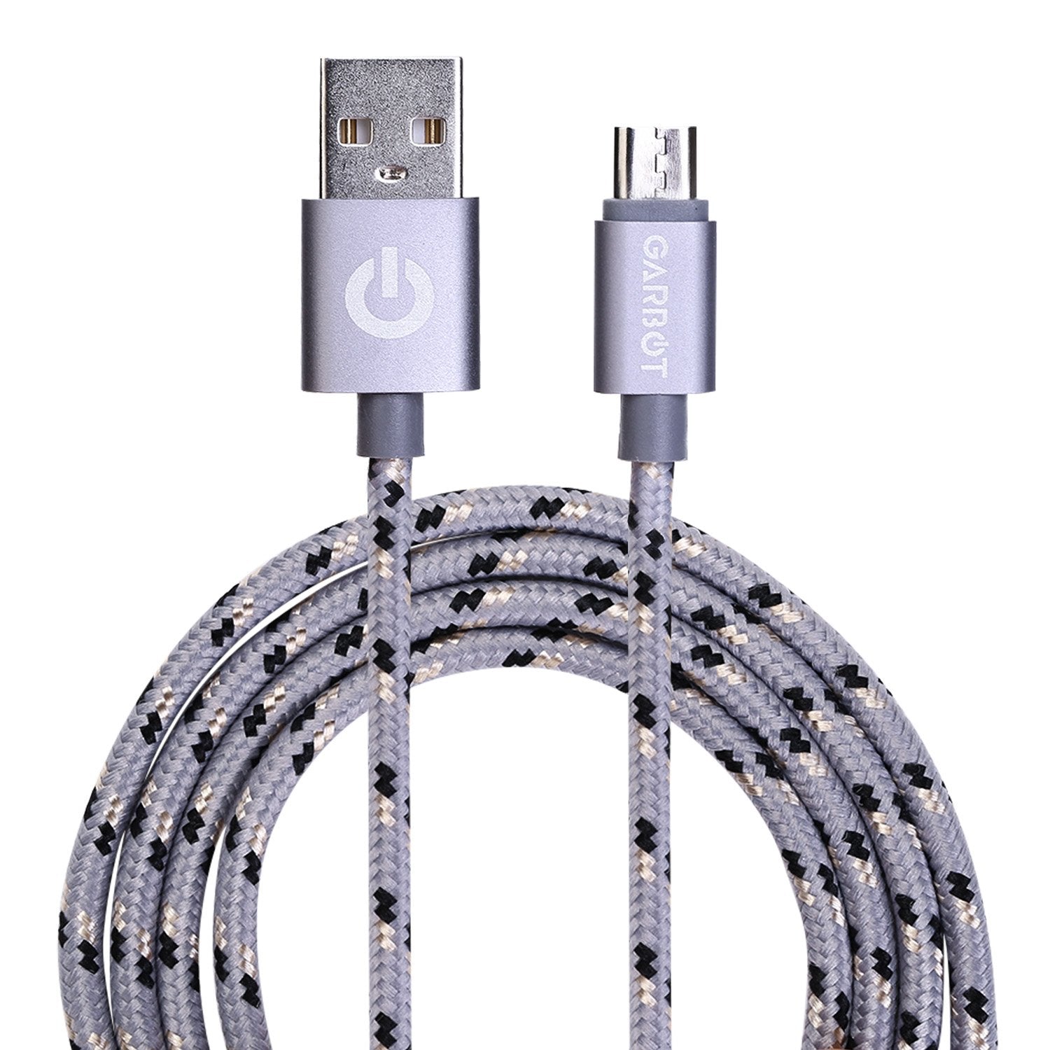 Garbot C-05-10195 Cable Usb 1 M Usb A Micro-Usb B Plata