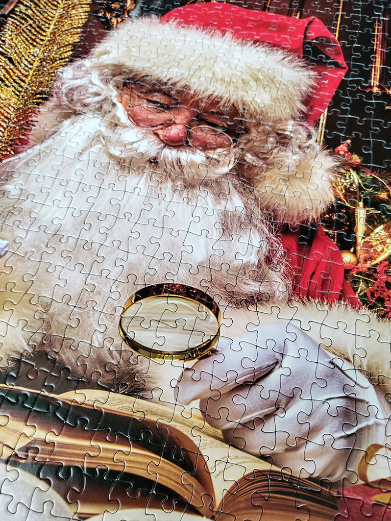 Puzzle 1000 Elementów Swiety Mikolaj W Swoim Domu