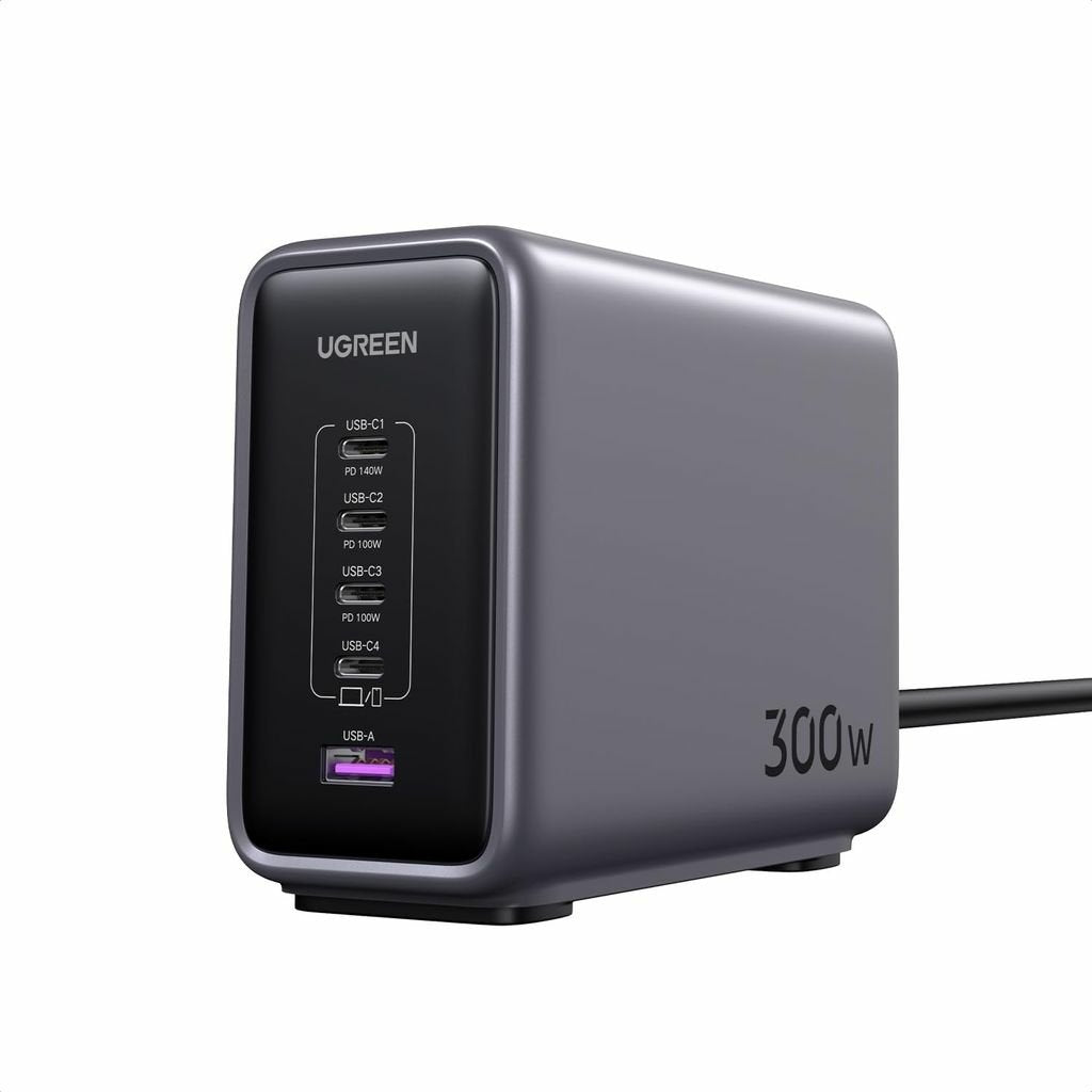 Cargador Rápido Ugreen Nexode 300w Pd Gan De 5 Puertos