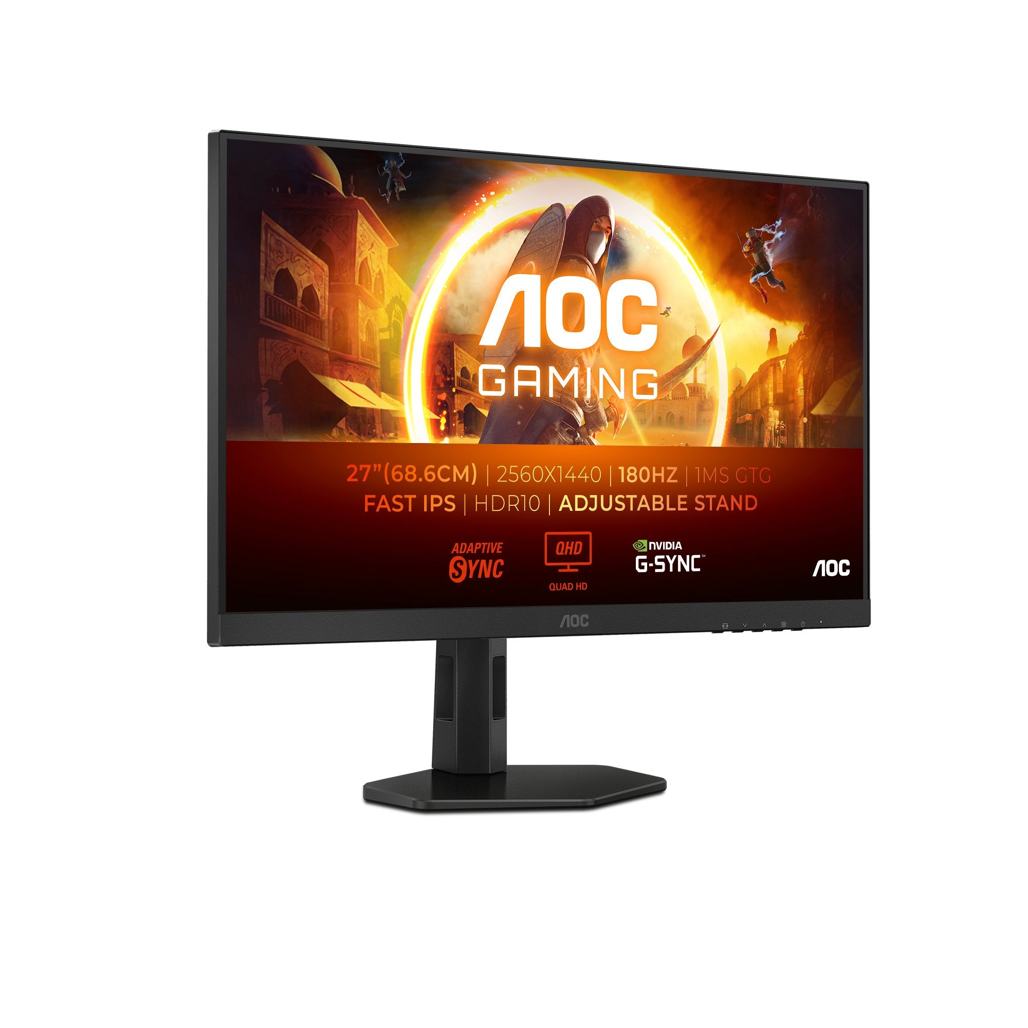 EAN 4038986182485 - AOC G4 Q27G4XF pantalla para PC 68,6 cm (27") 2560 x 1440 Pixeles Quad HD LED Negro, Gris imagen 1