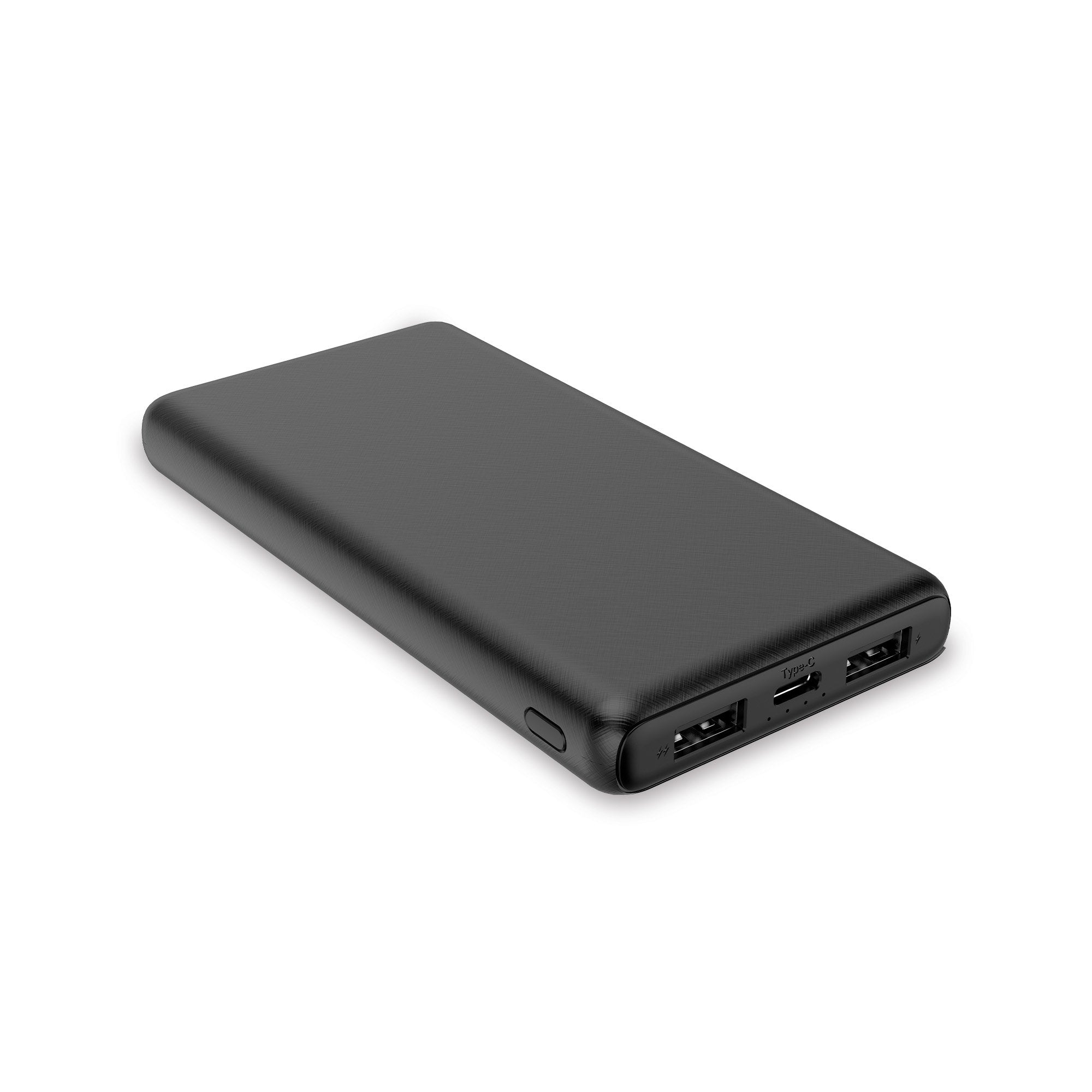 Powerbank Universal Ksix Lcba10000u02c 10000mah Color Negro 10w Carga Rapida 2xusb-A 1xusb-C