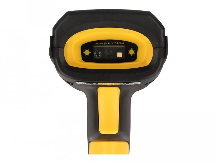 Delock Escáner De Código De Barras Industrial 1d Y 2d Para 433 Mhz O Bluetooth Con Estación De Carga Inductiva