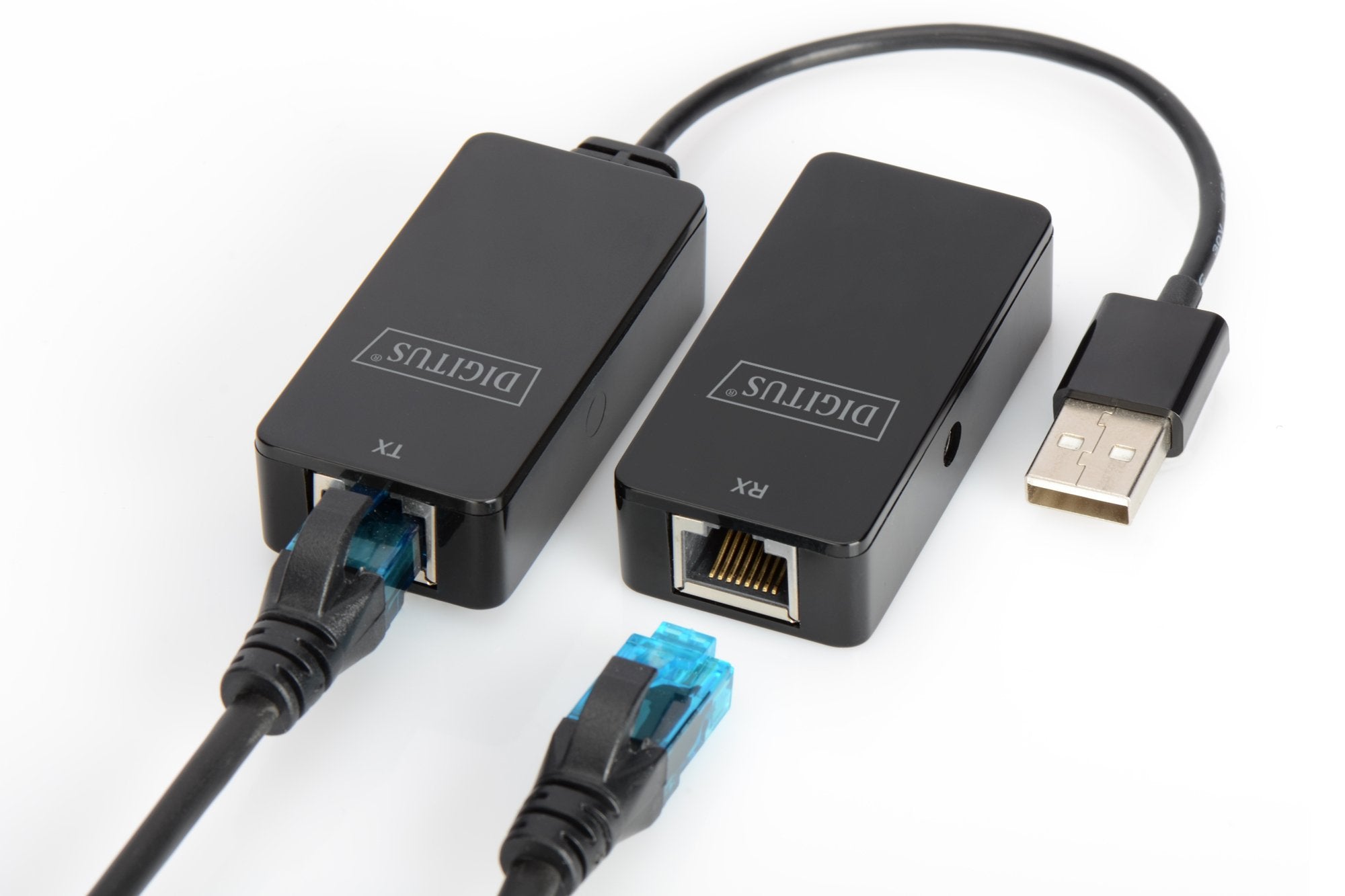 Digitus Extensor Usb 2.0 50m Cable Cat5/5e/6 (Utp, Stp O Sft) 50 M