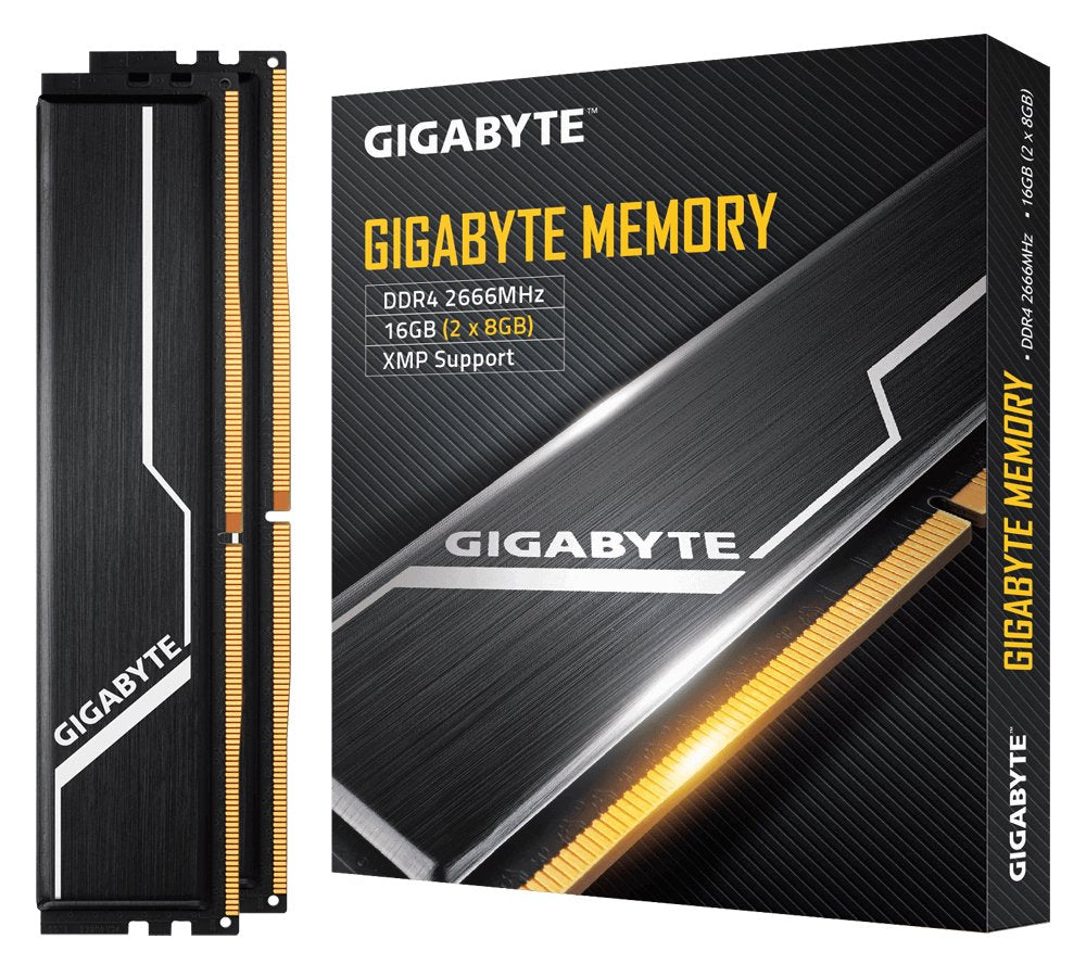 Memoria Gigabyte Ddr4 16gb (2x8gb) Pc2666 Black Dual Channel Gp-Gr26c16s8k2hu416