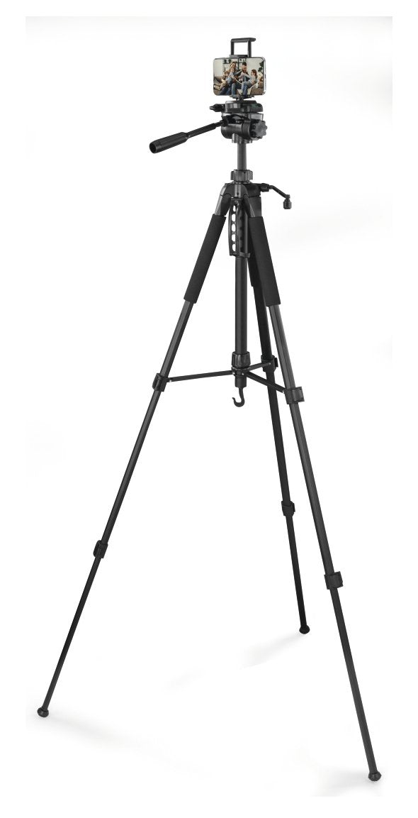 Hama Tripode Para Camara Con Rosca 1/4" - Peso Max 5kg - Altura Hasta 170cm - Soporte Para Smartphone Y Tablet -