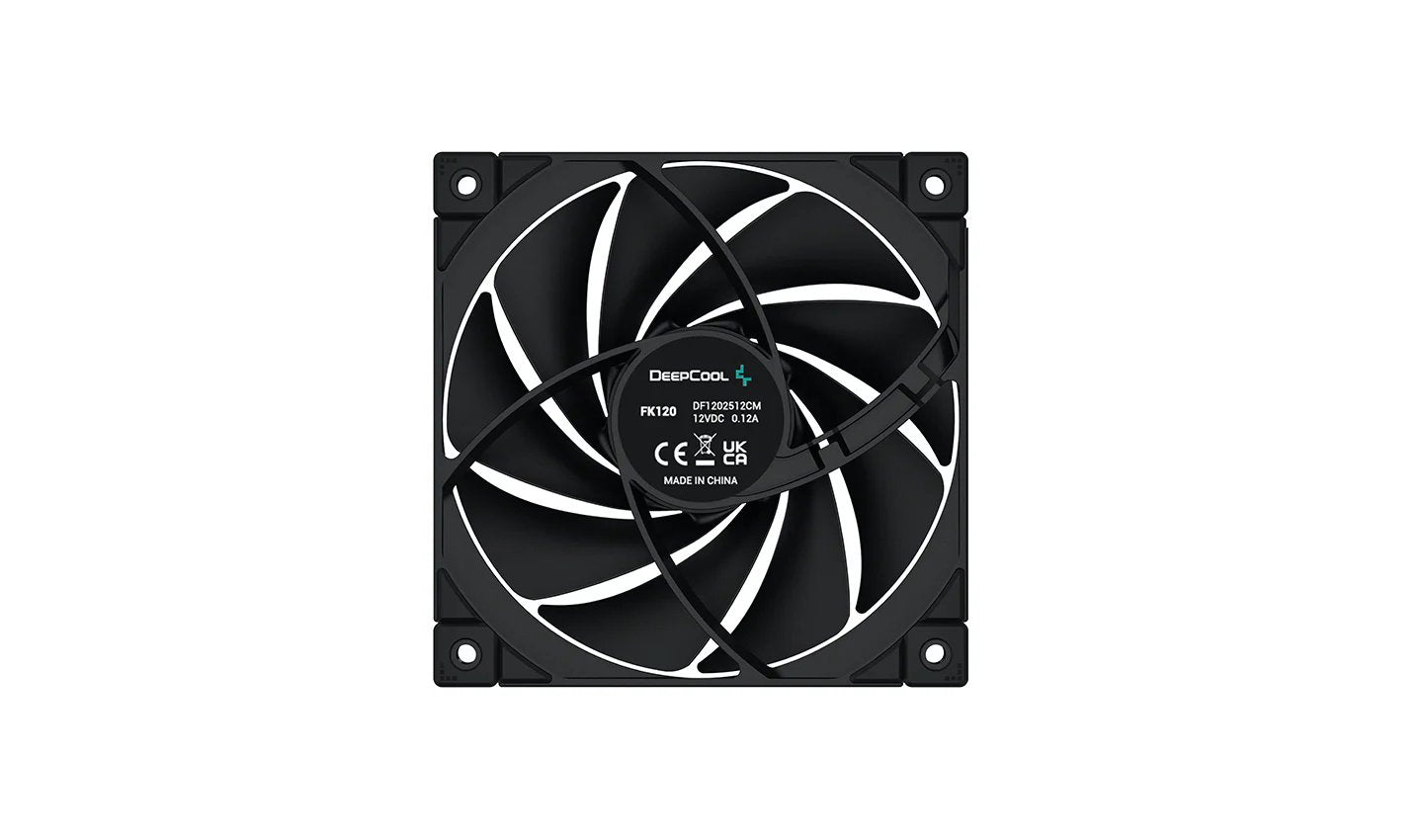 EAN 6933412710622 - DeepCool FK120 Procesador Ventilador 12 cm Negro 1 pieza(s) imagen 5