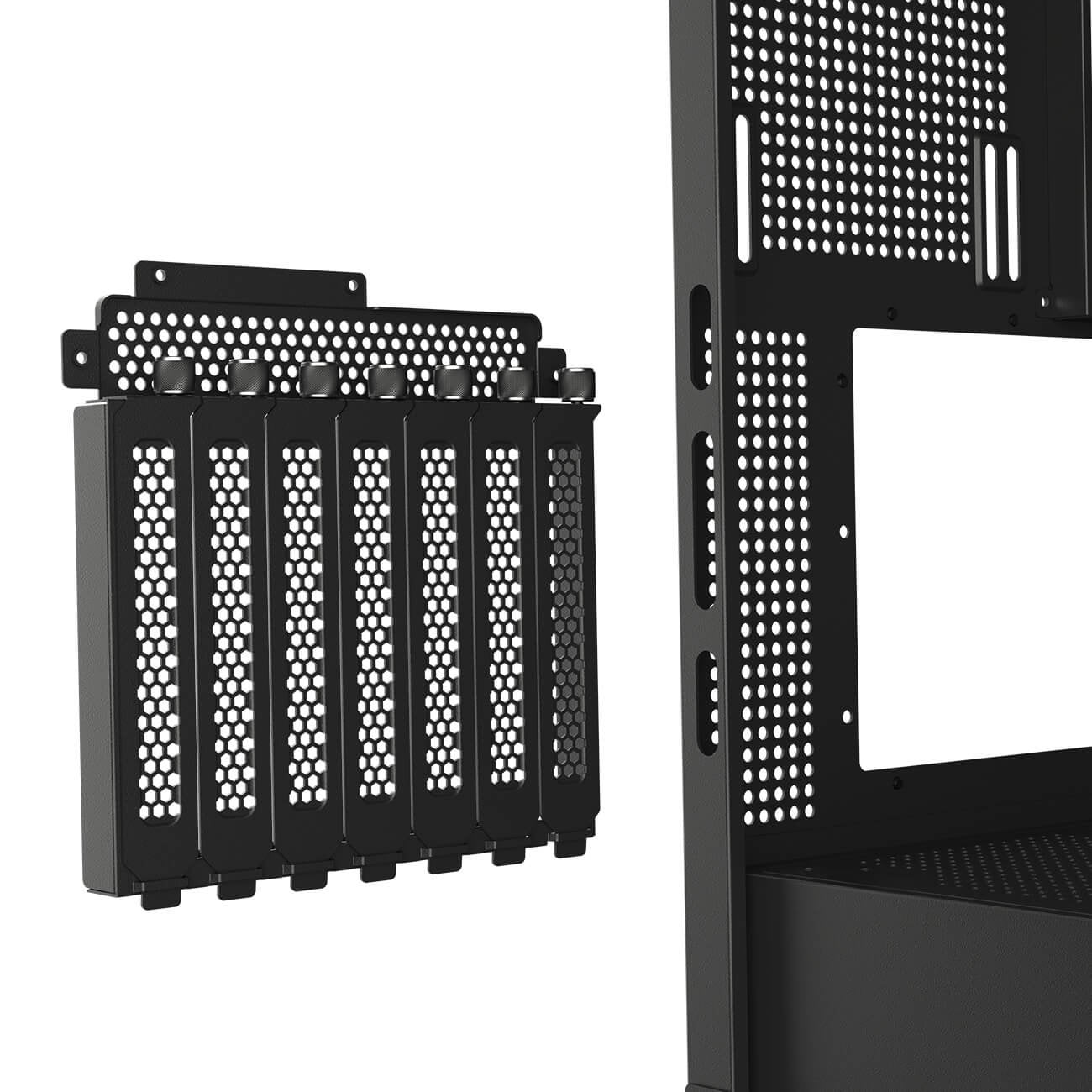 Caja Pc Cougar Semitorre Fv270 Rgb Negro