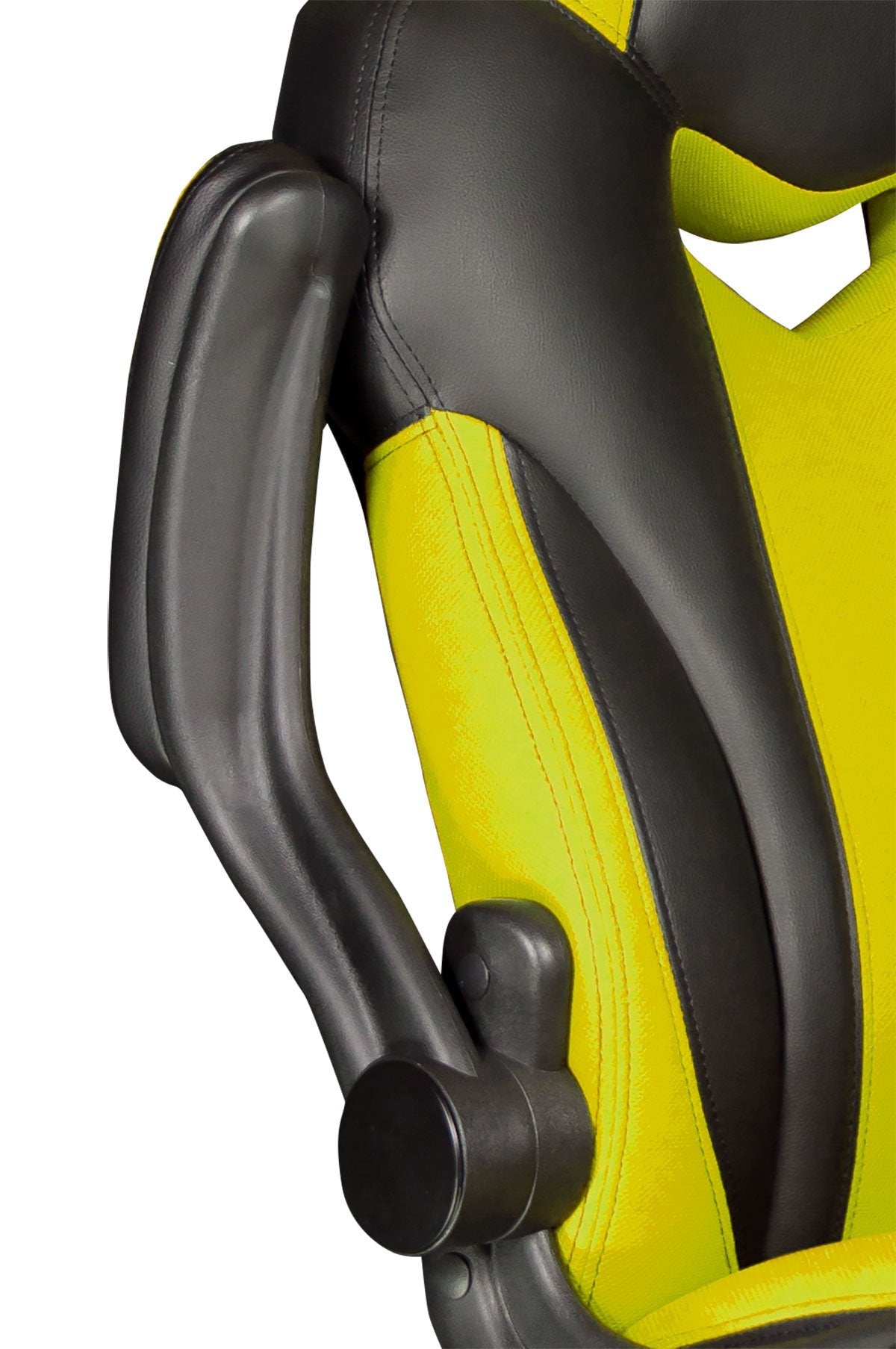 Talius Silla Crab Gaming Negr/Amarill, Brazos Fijos, Butterfly, Base Metal, Ruedas 60mm Nylon, Gas C