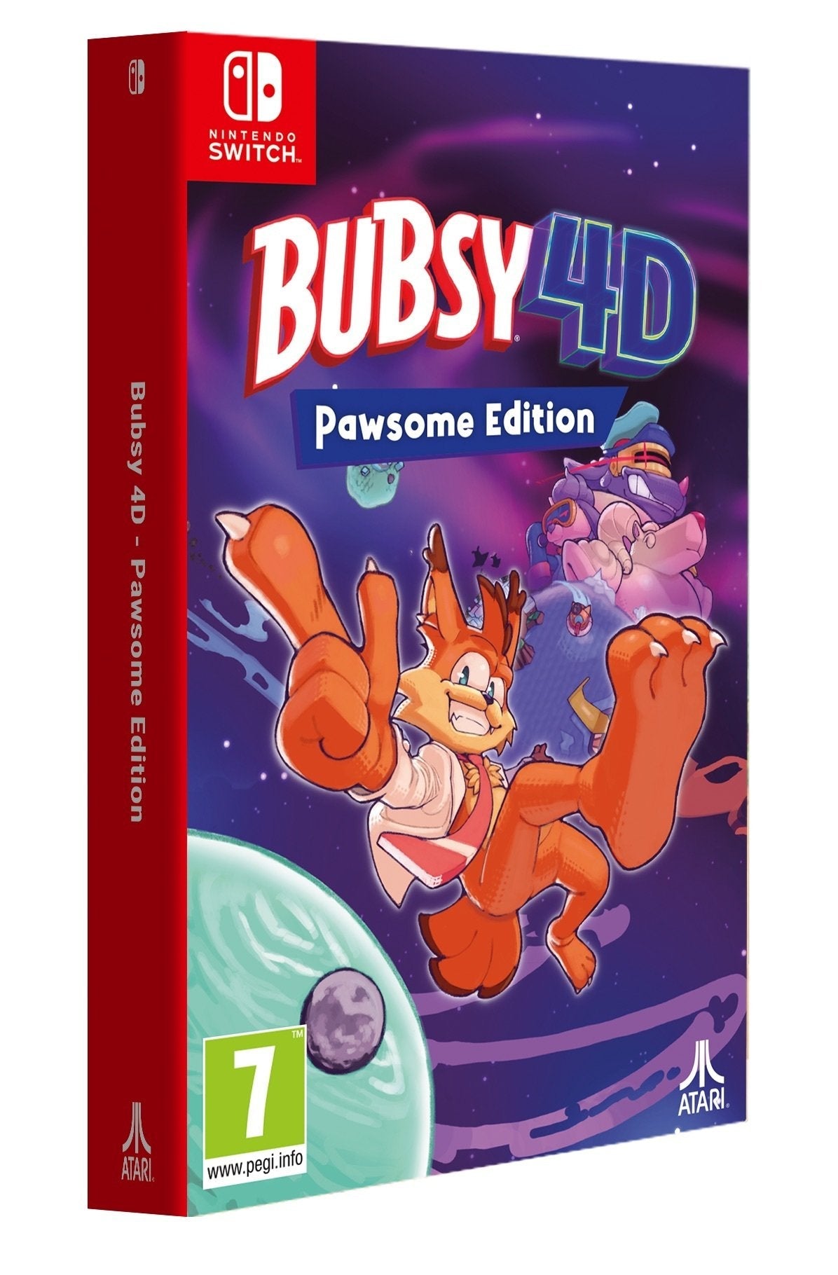 Juego Bubsy 4d Pawsome Edition - Switch Switch